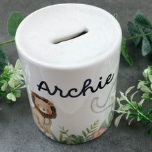 Load image into Gallery viewer, Personalised Money Box - Jungle