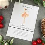 Load image into Gallery viewer, Nutcracker Christmas Ballerina Wish Bracelet, Merry Christmas Charm Bracelet
