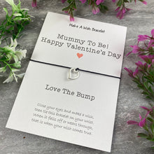 Load image into Gallery viewer, Mummy To Be Happy Valentine's Day Wish Bracelet-4-The Persnickety Co