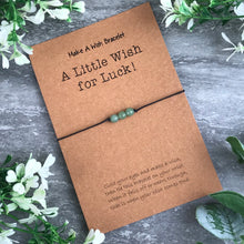 Load image into Gallery viewer, A Little Wish For Luck - Green Aventurine-9-The Persnickety Co