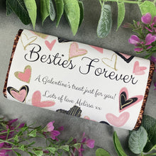 Load image into Gallery viewer, Besties Forever Galentine&#39;s Day Chocolate Bar
