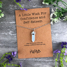Load image into Gallery viewer, Crystal Necklace - A Little Wish For Confidence and Self-Esteem-6-The Persnickety Co