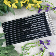 Load image into Gallery viewer, Workplace Funny Quote Pencils