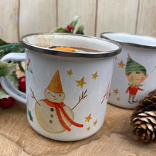 Load image into Gallery viewer, Elf Girl Personalised Enamel Mug-2-The Persnickety Co
