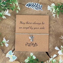 Load image into Gallery viewer, May There Always Be An Angel By Your Side Beaded Bracelet-2-The Persnickety Co