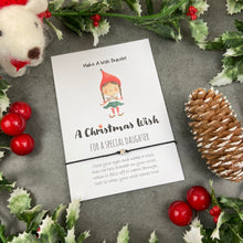 Load image into Gallery viewer, A Christmas Wish - Daughter Wish Bracelet