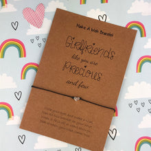 Load image into Gallery viewer, Girlfriends Like You Are Precious And Few Wish Bracelet-8-The Persnickety Co