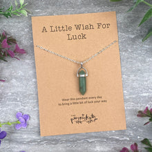 Load image into Gallery viewer, Crystal Necklace  - A Little Wish For Luck