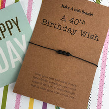 Load image into Gallery viewer, A 40th Birthday Wish - Onyx-7-The Persnickety Co