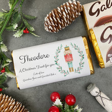 Load image into Gallery viewer, Personalised Nutcracker Christmas Chocolate Bar-The Persnickety Co