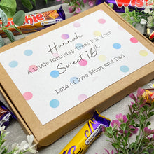 Load image into Gallery viewer, Sweet 16th - Personalised Chocolate Box-3-The Persnickety Co