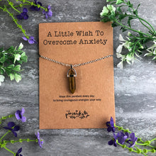 Load image into Gallery viewer, Crystal Necklace - A Little Wish To Overcome Anxiety-The Persnickety Co