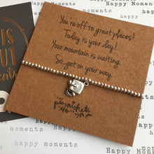 Load image into Gallery viewer, Beaded Charm Bracelet - You're Off To Great Places!-9-The Persnickety Co