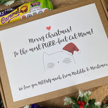 Load image into Gallery viewer, Merry Christmas Purr-fect Cat Mum/Dad - Chocolate Box
