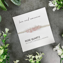Load image into Gallery viewer, Rose Quartz Beaded Bracelet