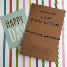 Load image into Gallery viewer, A 30th Birthday Wish -Star-7-The Persnickety Co