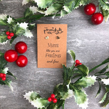 Load image into Gallery viewer, Mums Like You Are Precious & Few Heart Earrings-The Persnickety Co