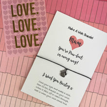 Load image into Gallery viewer, Personalised Mum Your Paw-fect In Every Way Wish Bracelet-3-The Persnickety Co