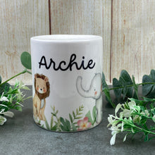 Load image into Gallery viewer, Personalised Money Box - Jungle