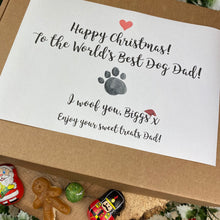 Load image into Gallery viewer, Happy Christmas Worlds Best Dog Mum/Dad Sweet Box
