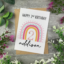 Load image into Gallery viewer, Rainbow Birthday Card