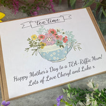 Load image into Gallery viewer, Personalised Mother's Day Tea and Biscuit Box