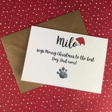 Load image into Gallery viewer, Merry Christmas Best Dog Dad/Mum Card-6-The Persnickety Co