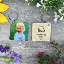 Load image into Gallery viewer, This Uncle Is Loved By Photo Keyring