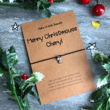 Load image into Gallery viewer, Merry Christmouse Wish Bracelet-7-The Persnickety Co