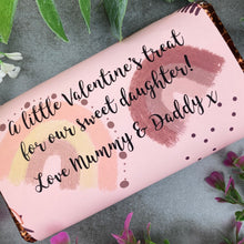 Load image into Gallery viewer, Personalised Sweet Daughter Valentine Chocolate Bar