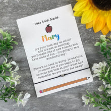 Load image into Gallery viewer, First Day At School Wish Bracelet-3-The Persnickety Co