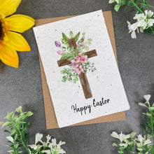 Load image into Gallery viewer, Easter Cross Plantable Seed Card