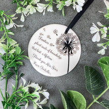 Load image into Gallery viewer, Personalised Teacher Hanging Decoration-4-The Persnickety Co