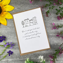Load image into Gallery viewer, I Wish You Lived Closer Personalised Card