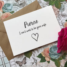 Load image into Gallery viewer, I Can't Wait To Be Your Wife / Husband-5-The Persnickety Co