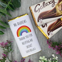 Load image into Gallery viewer, Teacher Chocolate Bar- Helping Me Shine-The Persnickety Co