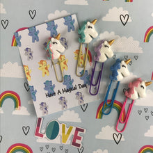 Load image into Gallery viewer, Unicorn Paper Clip-5-The Persnickety Co