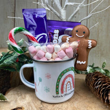 Load image into Gallery viewer, Christmas Rainbow Personalised Mug