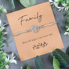 Load image into Gallery viewer, Tree Of Life Beaded Bracelet - Family