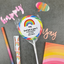 Load image into Gallery viewer, Personalised Good Luck in year Giant Lollipop
