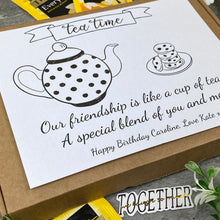 Load image into Gallery viewer, Friendship Tea and Biscuit Box-8-The Persnickety Co