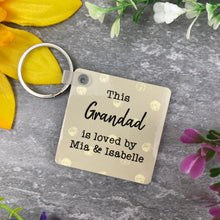 Load image into Gallery viewer, This Grandad Is Loved By Photo Keyring
