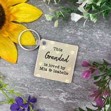 Load image into Gallery viewer, This Grandad Is Loved By Photo Keyring