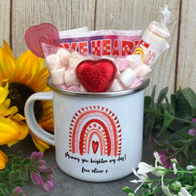 Load image into Gallery viewer, Personalised Mummy You Brighten My Day Enamel Mug-The Persnickety Co