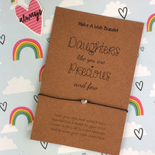 Load image into Gallery viewer, Daughters Like You Are Precious and Few - Wish Bracelet-7-The Persnickety Co