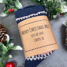Load image into Gallery viewer, Merry Christmas Penguin and Snowflake Socks-The Persnickety Co