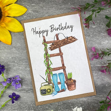 Load image into Gallery viewer, Happy Birthday Garden Plantable Seed Card