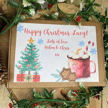 Load image into Gallery viewer, Personalised Christmas Hot Chocolate Box