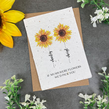 Load image into Gallery viewer, Personalised Sunflowers - Mother's Day Plantable Card