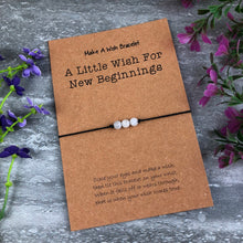 Load image into Gallery viewer, A Little Wish For New Beginnings Wish Bracelet-4-The Persnickety Co